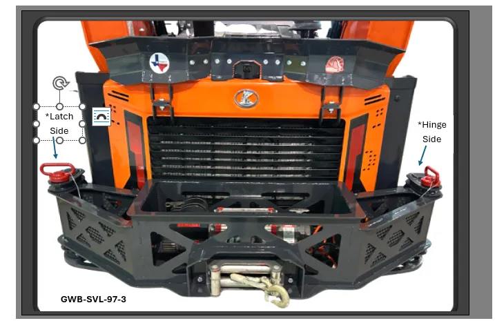 [GWBH-SVL-97-3/110-3] Winch Bumper Housing Kit